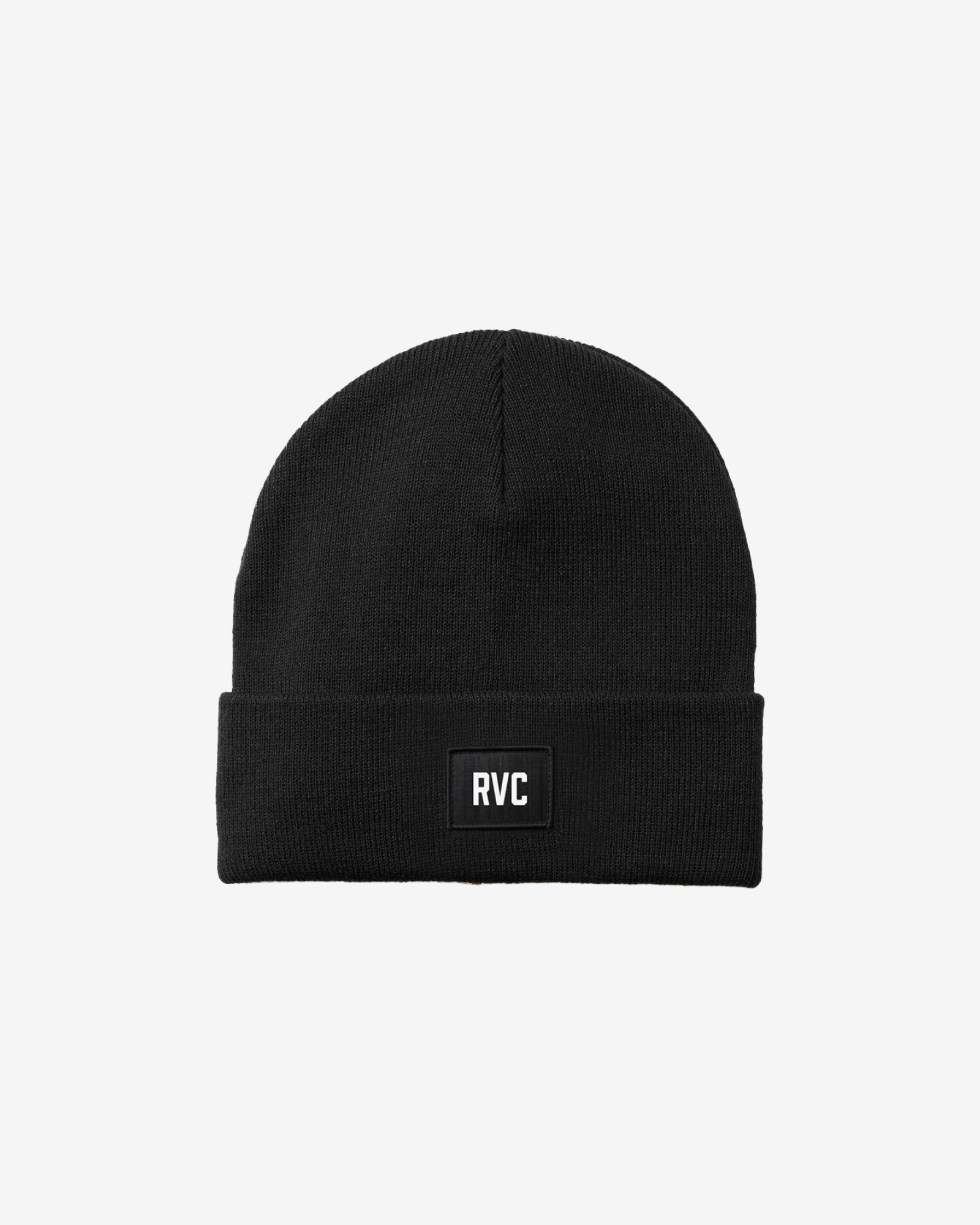 RVC Beanie mit RVC-Patch in schwarz