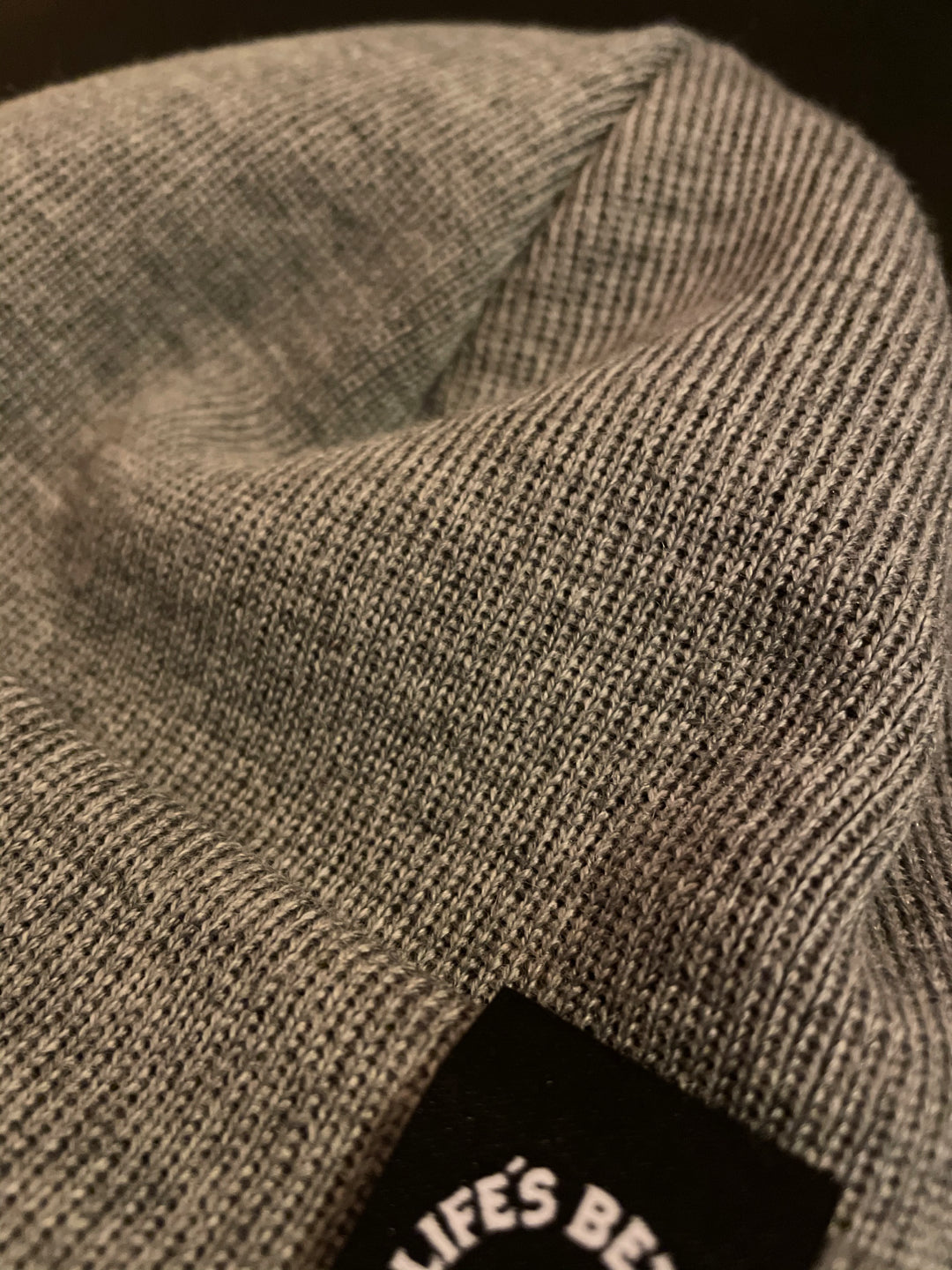 LBOAV – Kurze Merino Mütze Fein in Grau