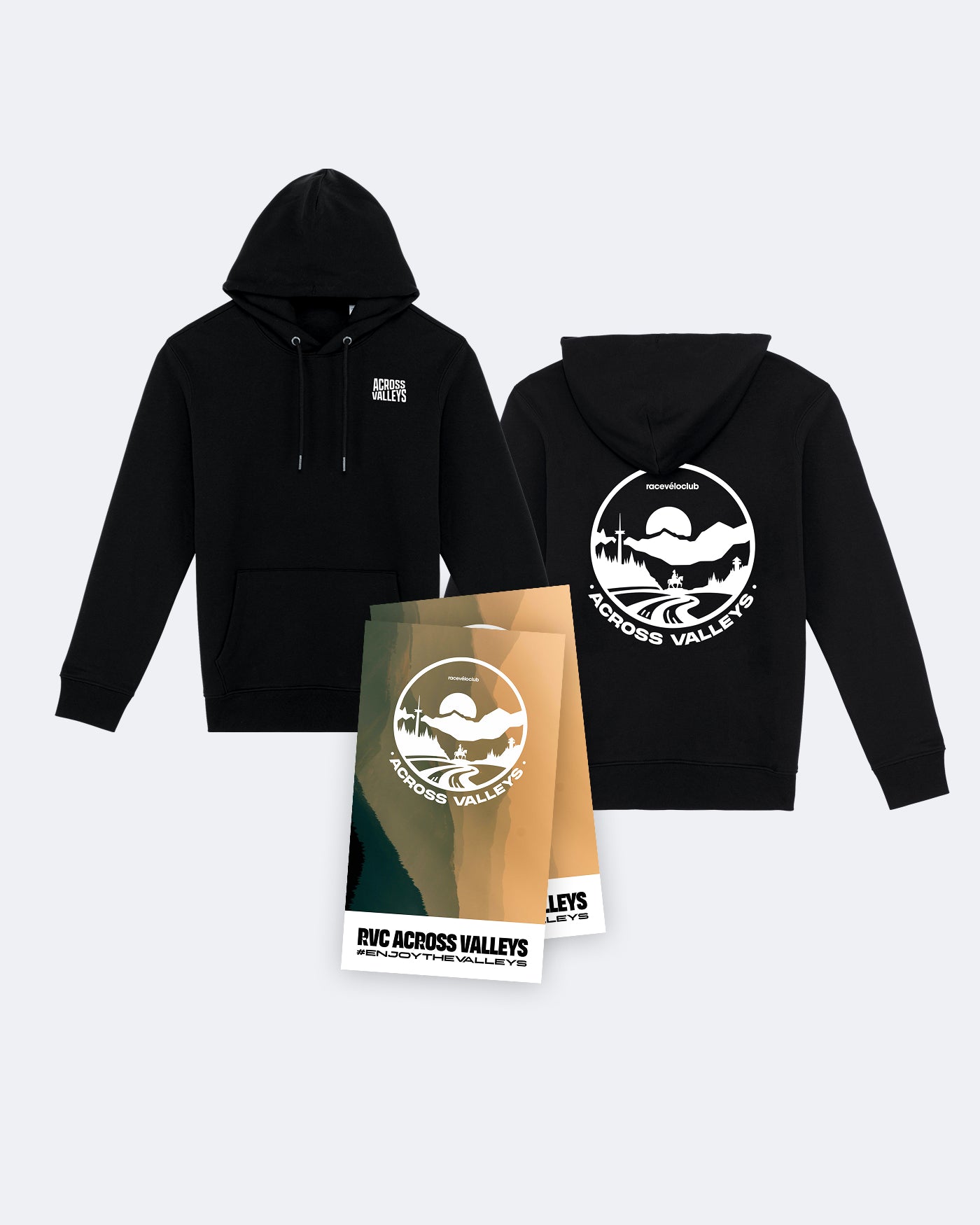 RVC Across Valleys Ticket + Hoodie schwarz Bundle