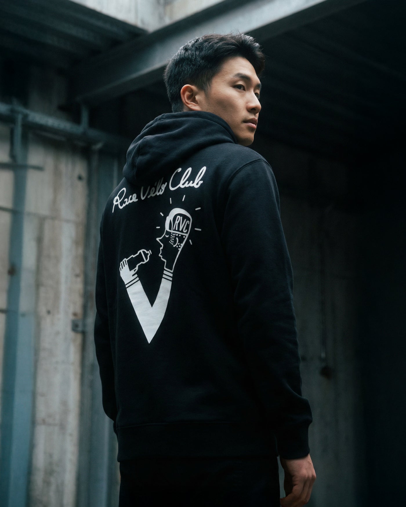 RVC Crew Hoodie - RUDY Backprint