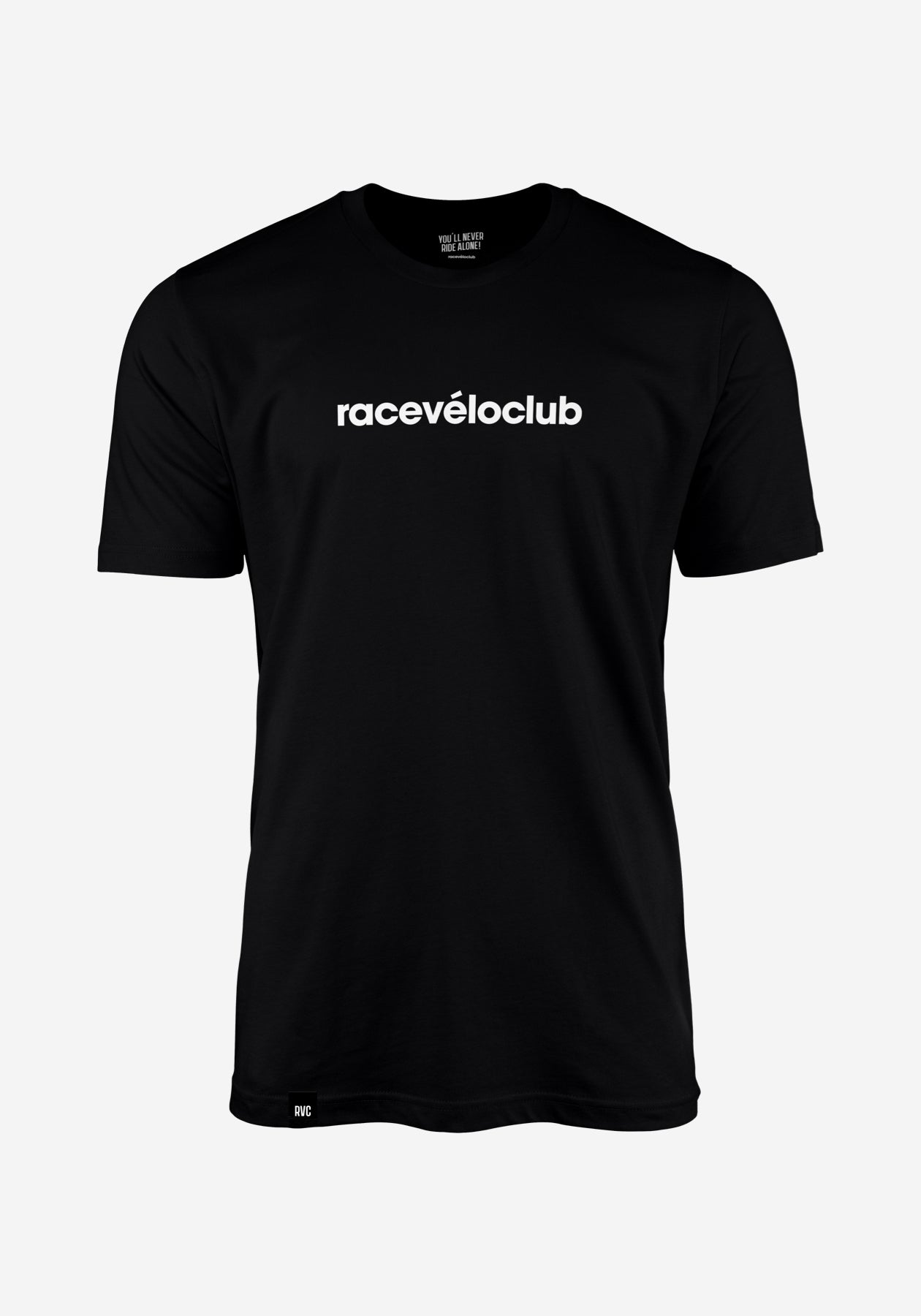 RVC Crew Logo T-Shirt in schwarz