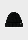 LBOAV Rib Merino Beanie in Schwarz
